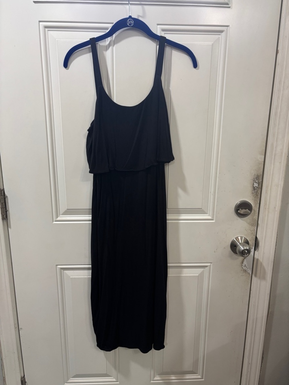 MICHAEL Michael Kors Black Sleeveless Midi Dress Size M